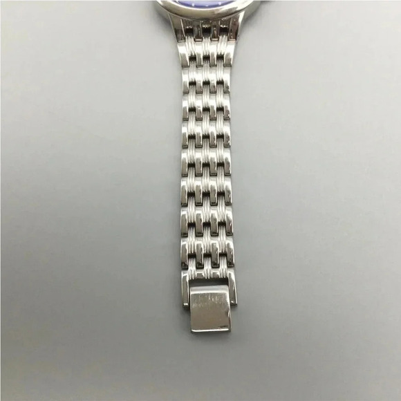 Steel by Design Watch Women 30mm Silver Tone Oval Blue Dial main image 6